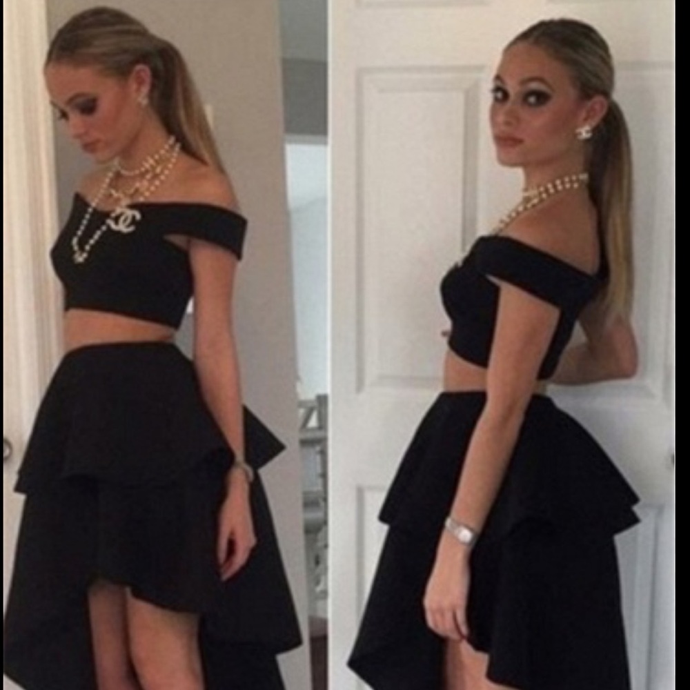 Fame & Partners Two Piece Dress Prom